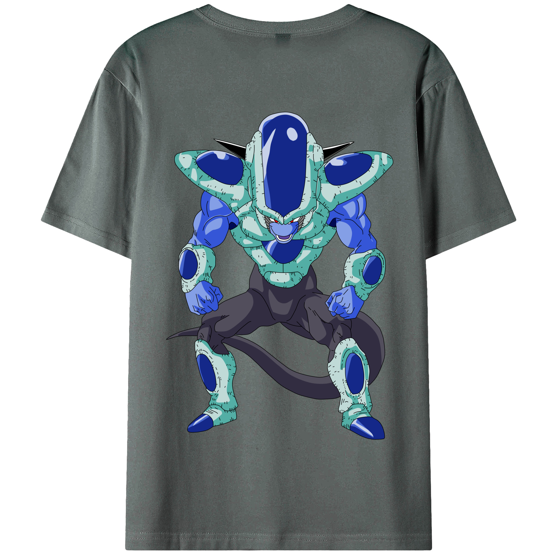 （画像用） ドラゴンボール フリーザ DRAGON BALL Frieza 綿100％半袖Tシャツ（背面プリント）